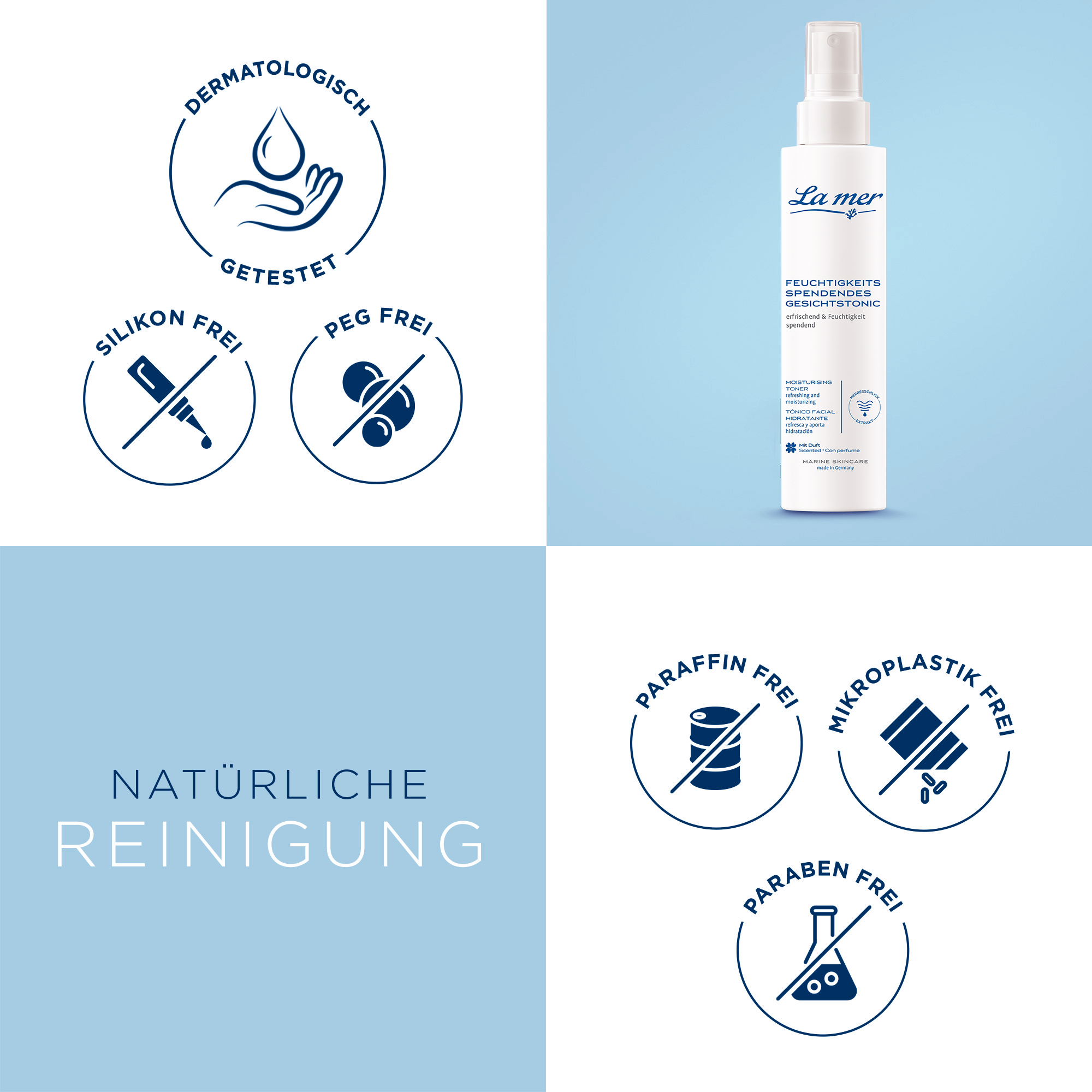 Feuchtigkeitsspendendes Gesichtstonic | Reinigung