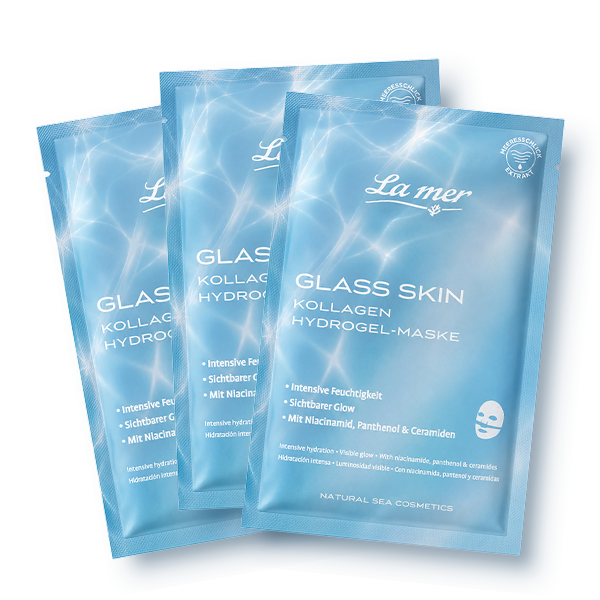 La mer Glass Skin Hydrogel-Masken im 3er-Set