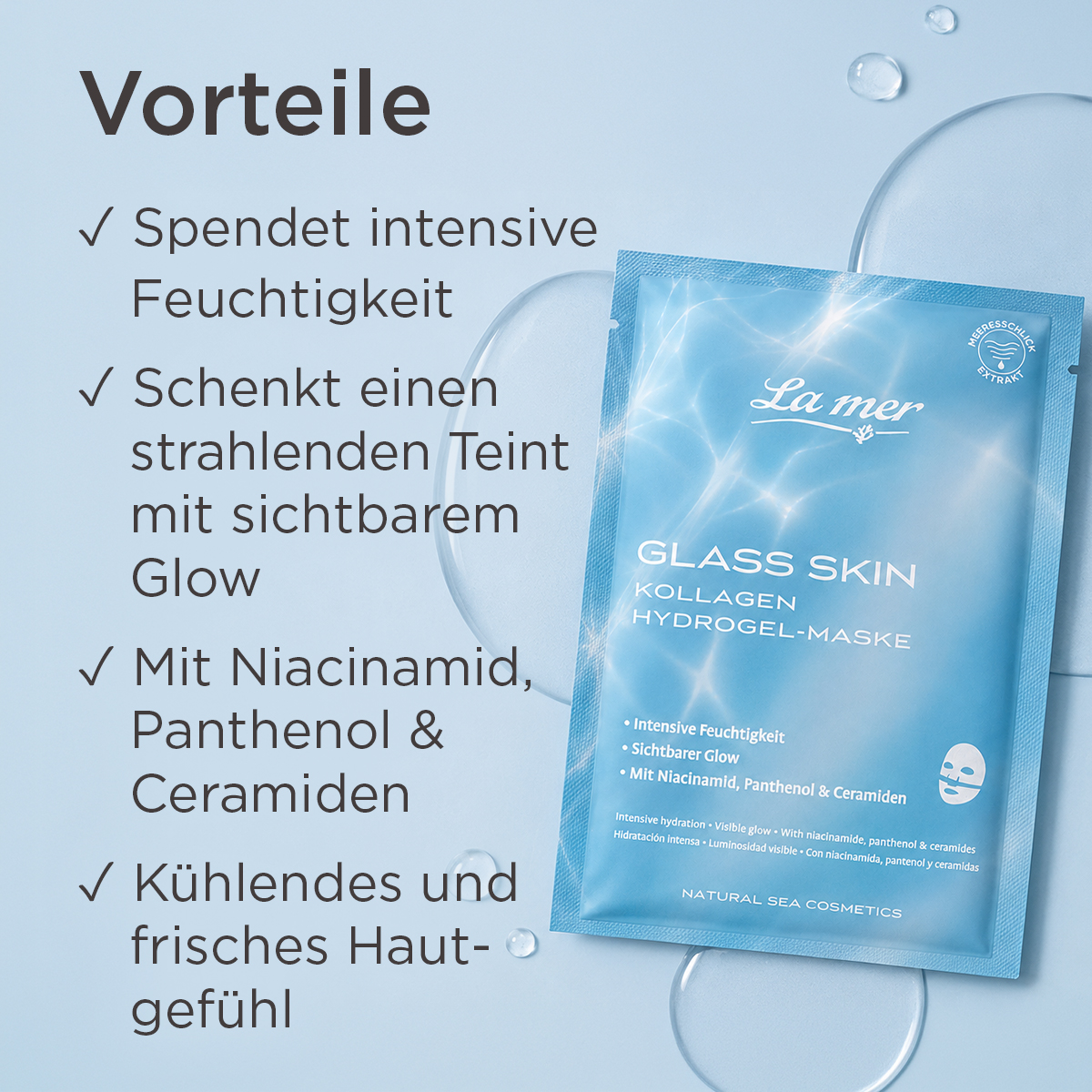 Vorteile der Glass Skin Hydrogel-Maske für Feuchtigkeit und Glow