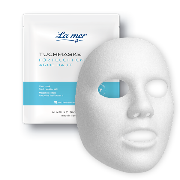 Tuchmaske für feuchtigkeitsarme Haut