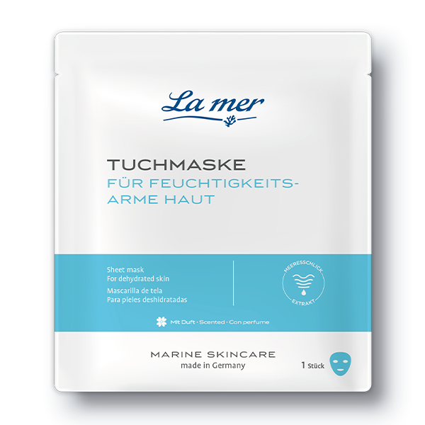 Tuchmaske für feuchtigkeitsarme Haut