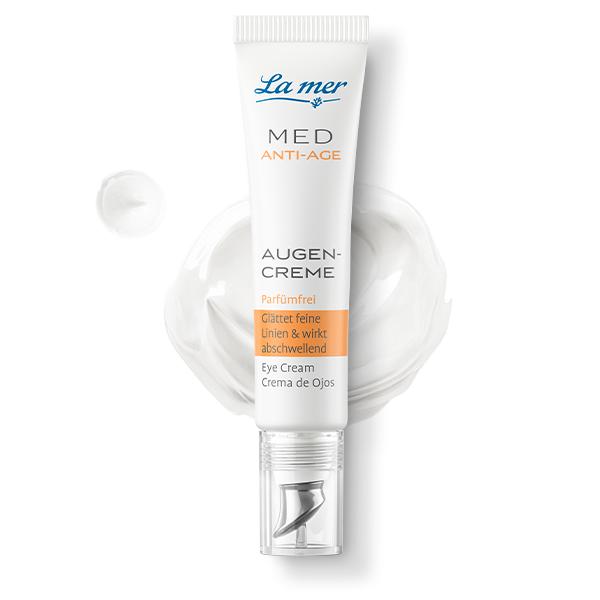 La mer MED Anti-Age Augencreme für trockene und empfindliche Haut zur Pflege feiner Linien und Fältchen