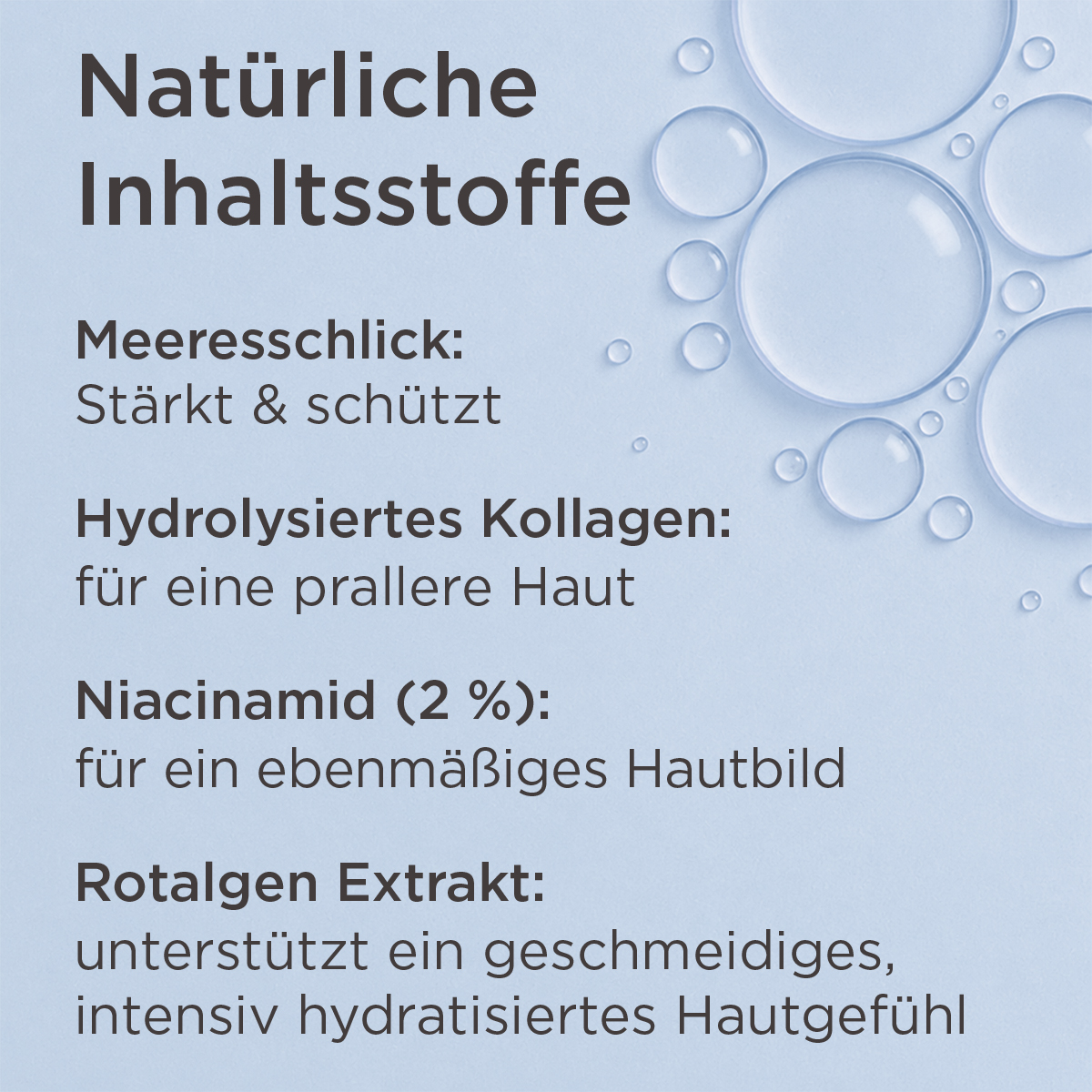 Natürliche Inhaltsstoffe der Glass Skin Hydrogel-Maske