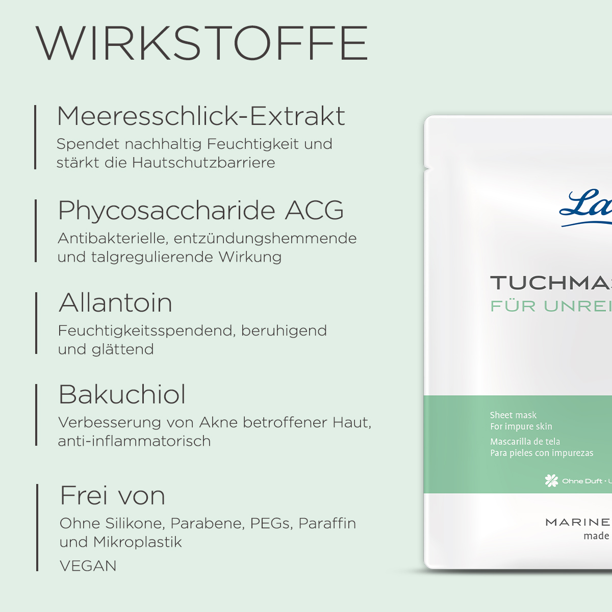Tuchmaske für unreine Haut | Masken