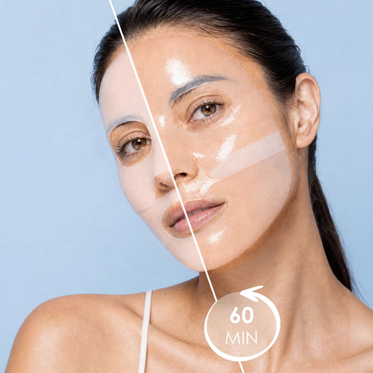 Glass Skin Hydrogel-Maske mit 60 Minuten Einwirkzeit