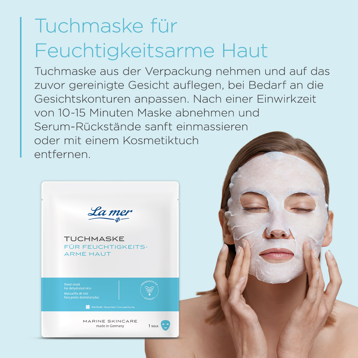 Tuchmaske für feuchtigkeitsarme Haut | Masken